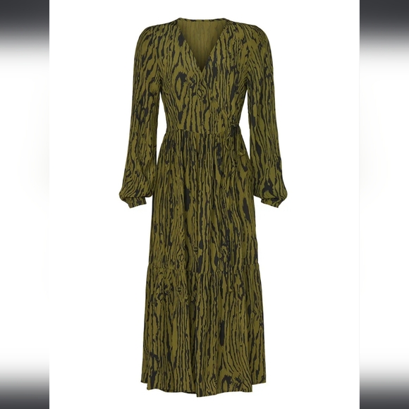 Baum und Pferdgarten Allessia Zebra Print Midi Dress Women's 14 - Picture 12 of 12